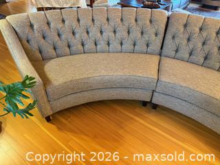MaxSold Auction: Curved Sofa - Port Ludlow (Washington, USA) SELLER MANAGED Downsizing Online Auction - Pioneer Drive