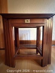 MaxSold Auction: Wood inlayed nesting tables - Port Ludlow (Washington, USA) SELLER MANAGED Downsizing Online Auction - Pioneer Drive