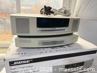 MaxSold Auction: Bose Wave Tabletop Stereo System with Wave CD Changer, Beige - Commerce City (Colorado, USA) SELLER MANAGED Estate Sale Online Auction - E. 99th Avenue