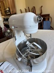 MaxSold Auction: KitchenAid Professional 5 Plus 5 qt Bowl-Lift Stand Mixer White - Commerce City (Colorado, USA) SELLER MANAGED Estate Sale Online Auction - E. 99th Avenue
