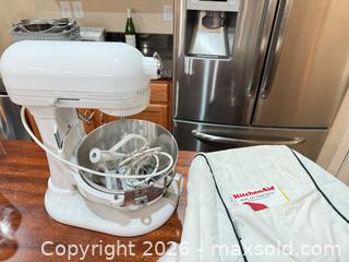 MaxSold Auction: KitchenAid Professional 5 Plus 5 qt Bowl-Lift Stand Mixer White - Commerce City (Colorado, USA) SELLER MANAGED Estate Sale Online Auction - E. 99th Avenue