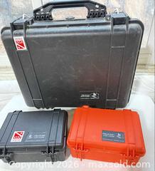MaxSold Auction: Pelican 1520 & 1150 Hard Plastic Cases — Black & Orange - Commerce City (Colorado, USA) SELLER MANAGED Estate Sale Online Auction - E. 99th Avenue
