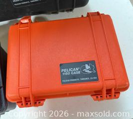 MaxSold Auction: Pelican 1520 & 1150 Hard Plastic Cases — Black & Orange - Commerce City (Colorado, USA) SELLER MANAGED Estate Sale Online Auction - E. 99th Avenue