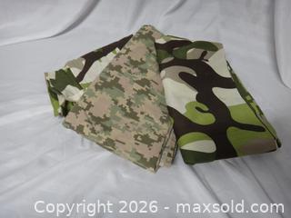 MaxSold Auction: 3 CAMO COTTON FLAT SHEETS - Ajax (Ontario, Canada) SELLER MANAGED Downsizing Online Auction - Noake Crescent
