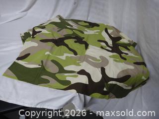 MaxSold Auction: 3 CAMO COTTON FLAT SHEETS - Ajax (Ontario, Canada) SELLER MANAGED Downsizing Online Auction - Noake Crescent