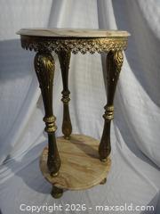 MaxSold Auction: VINTAGE FRENCH-STYLE PEDESTAL TABLE - Ajax (Ontario, Canada) SELLER MANAGED Downsizing Online Auction - Noake Crescent