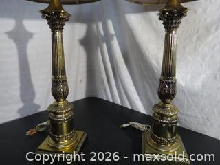 MaxSold Auction: VINTAGE NEOCLASSICAL-STYLE TABLE LAMPS - Ajax (Ontario, Canada) SELLER MANAGED Downsizing Online Auction - Noake Crescent