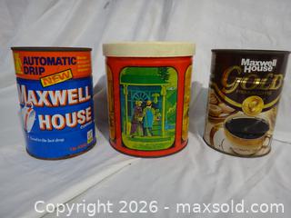 MaxSold Auction: VINTAGE TINS - Ajax (Ontario, Canada) SELLER MANAGED Downsizing Online Auction - Noake Crescent