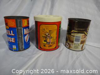 MaxSold Auction: VINTAGE TINS - Ajax (Ontario, Canada) SELLER MANAGED Downsizing Online Auction - Noake Crescent