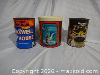 MaxSold Auction: VINTAGE TINS - Ajax (Ontario, Canada) SELLER MANAGED Downsizing Online Auction - Noake Crescent