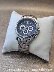 MaxSold Auction: Stainless Steel Chronograph Watch, Blue Dial, Bracelet Band – Limited Edition Marked - Vancouver (British Columbia, Canada) SELLER MANAGED Reseller Online Auction - Nanaimo Street (CONDO)