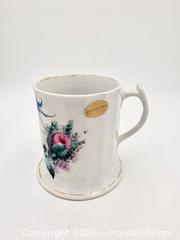 MaxSold Auction: Forget Me Not - Antique Shaving Mug  - Esquimalt (British Columbia, Canada) PARTNER MANAGED Reseller Online Auction - Lampson Street