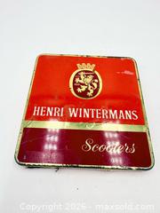 MaxSold Auction: Henri Wintermans Scooters Tin  - Esquimalt (British Columbia, Canada) PARTNER MANAGED Reseller Online Auction - Lampson Street