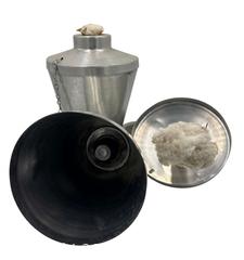 MaxSold Auction: Vintage metal oil-wick cap lamps - Esquimalt (British Columbia, Canada) PARTNER MANAGED Reseller Online Auction - Lampson Street