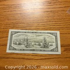 MaxSold Auction: 1954 Canada $20 dollar bill - Kingston (Ontario, Canada) SELLER MANAGED Downsizing Online Auction - Juniper Drive