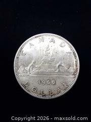 MaxSold Auction: 1966 Canadian Silver Dollar Coin - 80% Silver - Toronto (Ontario, Canada) SELLER MANAGED Estate Sale Online Auction - Swanwick Avenue