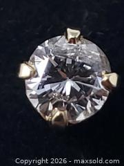 MaxSold Auction: Two Gold and Diamond Stud Earrings - Toronto (Ontario, Canada) SELLER MANAGED Estate Sale Online Auction - Swanwick Avenue