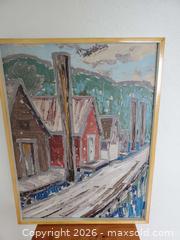 MaxSold Auction: Framed oil painting - Oak Bay (British Columbia, Canada) SELLER MANAGED Moving Online Auction - Kinross Avenue