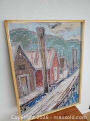 MaxSold Auction: Framed oil painting - Oak Bay (British Columbia, Canada) SELLER MANAGED Moving Online Auction - Kinross Avenue