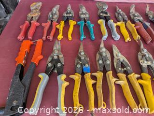 MaxSold Auction: Tin snip collection - Campbell (California, USA) SELLER MANAGED Estate Sale Online Auction - Union Avenue