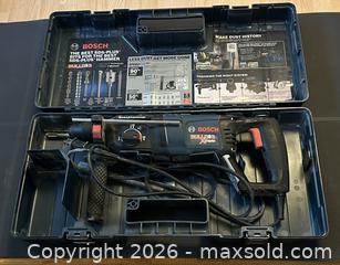 MaxSold Auction: BOSCH Bulldog Extreme 120V 1-Inch Corded SDS-Plus Rotary Hammer Drill w/ Carrying Case (Like New) - Kingston (Ontario, Canada) SELLER MANAGED Reseller Online Auction - Glen Castle Road