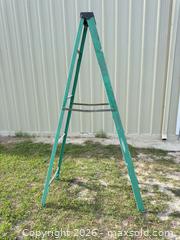 MaxSold Auction: 8 ft Fiberglass A-frame Step Ladder, 250 lb Capacity - Polk City (Florida, USA) SELLER MANAGED Downsizing Online Auction - Conley Drive
