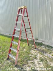 MaxSold Auction: 8 ft Fiberglass A-Frame Step Ladder, 8-Step Type I - Polk City (Florida, USA) SELLER MANAGED Downsizing Online Auction - Conley Drive