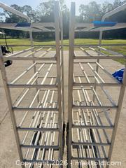 MaxSold Auction: Aluminum 10-Slot Bun/Sheet Pan Rack on Casters - Polk City (Florida, USA) SELLER MANAGED Downsizing Online Auction - Conley Drive