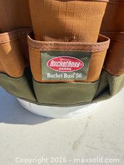 MaxSold Auction: Bucket Boss Bucket-Top Tool Pouch Organizer, Fits 5-Gallon Bucket - Polk City (Florida, USA) SELLER MANAGED Downsizing Online Auction - Conley Drive