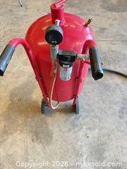 MaxSold Auction: Central Pneumatic Red Abrasive Blast Pot - Polk City (Florida, USA) SELLER MANAGED Downsizing Online Auction - Conley Drive
