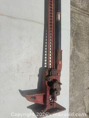MaxSold Auction: Hi-Lift / Farm Jack - Steel, Red & Black - Polk City (Florida, USA) SELLER MANAGED Downsizing Online Auction - Conley Drive