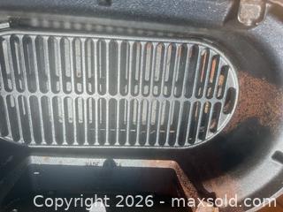 MaxSold Auction: Lodge Cast Iron Sportsman's Grill (approx 17.4 x 9 in) - Polk City (Florida, USA) SELLER MANAGED Downsizing Online Auction - Conley Drive