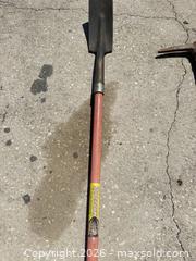 MaxSold Auction: Lot of 7+ Garden Tools: Shovels, Pickaxe, Sledgehammer, Fork, Hoe - Polk City (Florida, USA) SELLER MANAGED Downsizing Online Auction - Conley Drive
