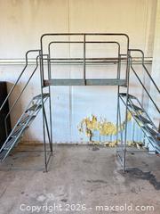 MaxSold Auction: Steel Work Platform / Catwalk with Guard Rails, Non-Slip Treads - Polk City (Florida, USA) SELLER MANAGED Downsizing Online Auction - Conley Drive