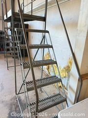 MaxSold Auction: Steel Work Platform / Catwalk with Guard Rails, Non-Slip Treads - Polk City (Florida, USA) SELLER MANAGED Downsizing Online Auction - Conley Drive