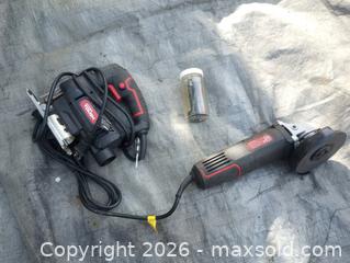 MaxSold Auction: Hyper Tough Corded Angle Grinder & Jigsaw Combo - Port Hadlock-Irondale (Washington, USA) SELLER MANAGED Downsizing Online Auction - Cedar Avenue