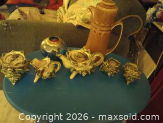 MaxSold Auction: Vintage Ceramic & Glass Nautical Pitcher Set (5-7 pcs) - Port Hadlock-Irondale (Washington, USA) SELLER MANAGED Downsizing Online Auction - Cedar Avenue