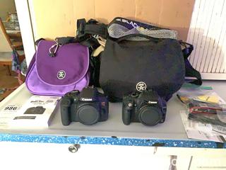 MaxSold Auction: Canon Digital SLR Camera Bodies (2): EOS Rebel T6i & XT - READ DESCRIPTION - Newmarket (Ontario, Canada) SELLER MANAGED Downsizing Online Auction - Cawthra Boulevard