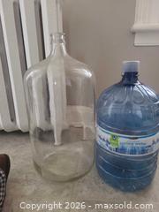 MaxSold Auction: X large glass Jug one of three  - Brampton (Ontario, Canada) SELLER MANAGED Reseller Online Auction - Elizabeth Street North (CONDO)