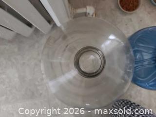 MaxSold Auction: X large glass Jug one of three  - Brampton (Ontario, Canada) SELLER MANAGED Reseller Online Auction - Elizabeth Street North (CONDO)