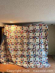 MaxSold Auction: Large King Patchwork Cotton Quilt - Water Valley (Alberta, Canada) PARTNER MANAGED Moving Online Auction - Range Road 52