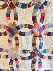MaxSold Auction: Large King Patchwork Cotton Quilt - Water Valley (Alberta, Canada) PARTNER MANAGED Moving Online Auction - Range Road 52