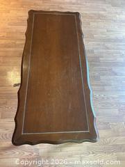 MaxSold Auction: Vintage Mahogany Veneer Coffee Table, Traditional/French Provincial - Water Valley (Alberta, Canada) PARTNER MANAGED Moving Online Auction - Range Road 52