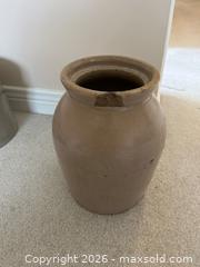 MaxSold Auction: Four Stoneware Crocks with One Lid, Tallest 11 Inches - Kingston (Ontario, Canada) PARTNER MANAGED Downsizing Online Auction - Sunnyside Road