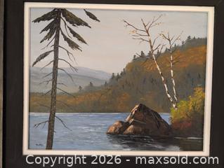MaxSold Auction: Original Artwork on Canvas by William Kratzer, Landscape Scene - Kingston (Ontario, Canada) PARTNER MANAGED Downsizing Online Auction - Sunnyside Road