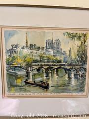 MaxSold Auction: Six Framed Prints of Paris Scenes by Maurice Girard - Kingston (Ontario, Canada) PARTNER MANAGED Downsizing Online Auction - Sunnyside Road