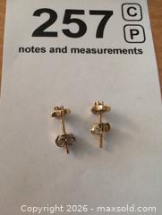MaxSold Auction: Star-Shaped Tanzanite Stud Earrings  - Kingston (Ontario, Canada) PARTNER MANAGED Downsizing Online Auction - Sunnyside Road