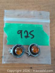 MaxSold Auction: Sterling Silver Jewelry Pieces with Amber and Gemstones - Kingston (Ontario, Canada) PARTNER MANAGED Downsizing Online Auction - Sunnyside Road
