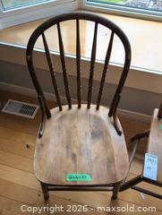 MaxSold Auction: Three Wooden Chairs  - Kingston (Ontario, Canada) PARTNER MANAGED Downsizing Online Auction - Sunnyside Road