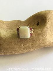 MaxSold Auction: Antique 10 Karat Gold Opal And Ruby Ring - Saanich (British Columbia, Canada) SELLER MANAGED Reseller Online Auction - Old West Saanich Road